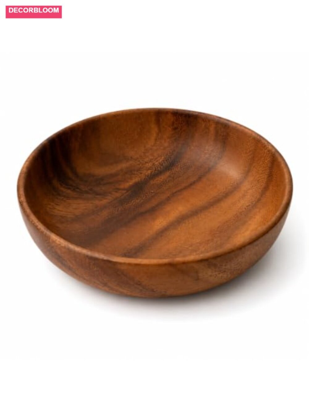 Acacia Wood Decorative Bowl Key Tray Entryway Organizer